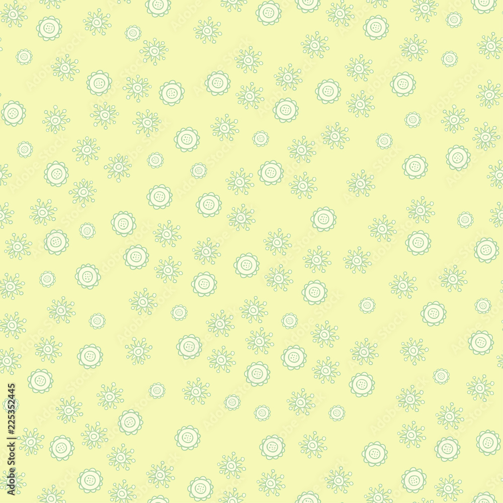 Seamless pattern of hand-drawn and colored abstract elements. Vector graphics. Seamless pattern of hand-drawn and colored abstract elements. Vector graphics.