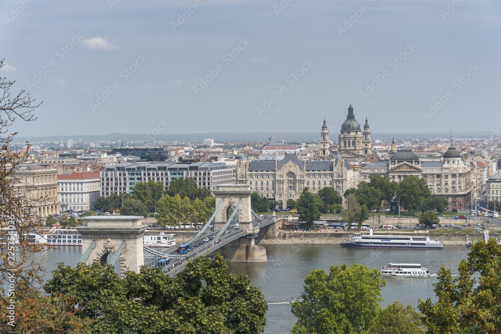 the bridge over the Danube Budapest