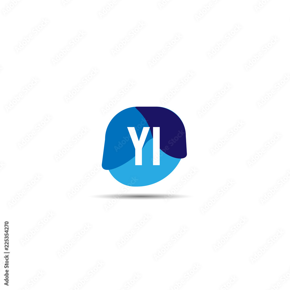 Initial Letter YI Logo Template Design Initial Letter YI Logo Template Design