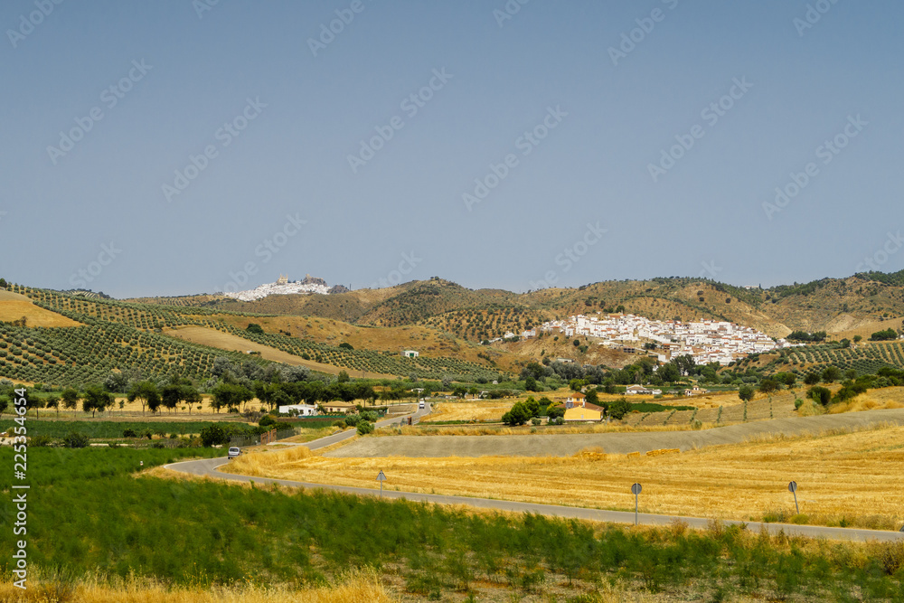 Village of the Comarca of white villages of Cadiz called Olvera