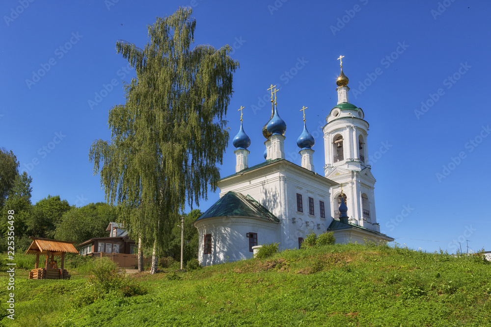 Russia, city of Ples . St. Varvara Church