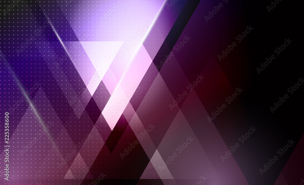 Vector abstract geometric background with triangle shape