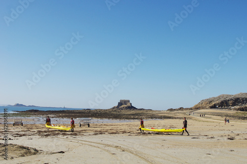 Sur la plage