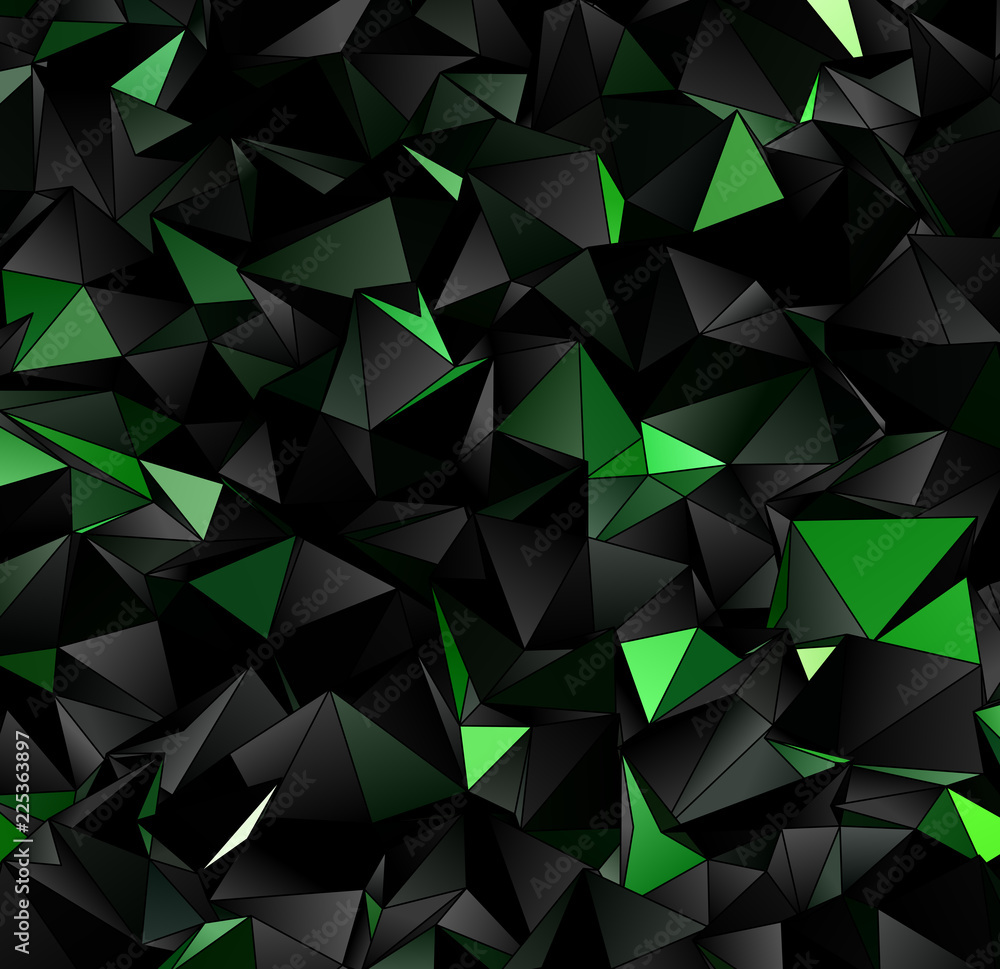 Obraz premium Triangular 3d, modern background