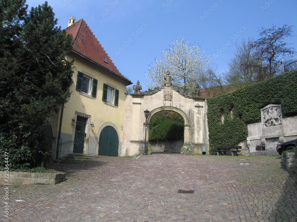 Prunktor Schloss Horneck in Gundelsheim