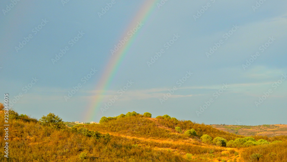 Rainbow in the countryside: Algarve, Portugal