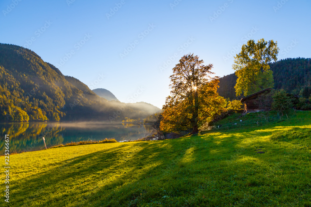 Naklejka premium Hintersteiner See am Wilden Kaiser