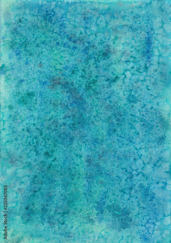 Turquoise watercolor background