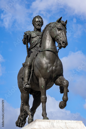 Henri IV Statue  in Paris  France