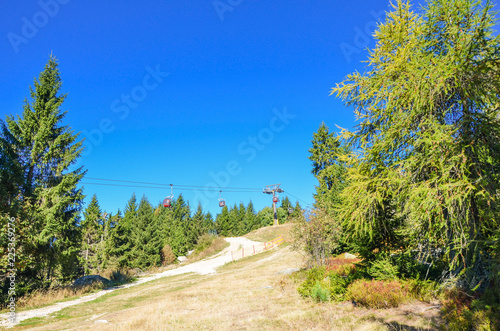 Seilbahn am Ochsenkopf Fichtelgebirge Warmensteinach Wald Freize