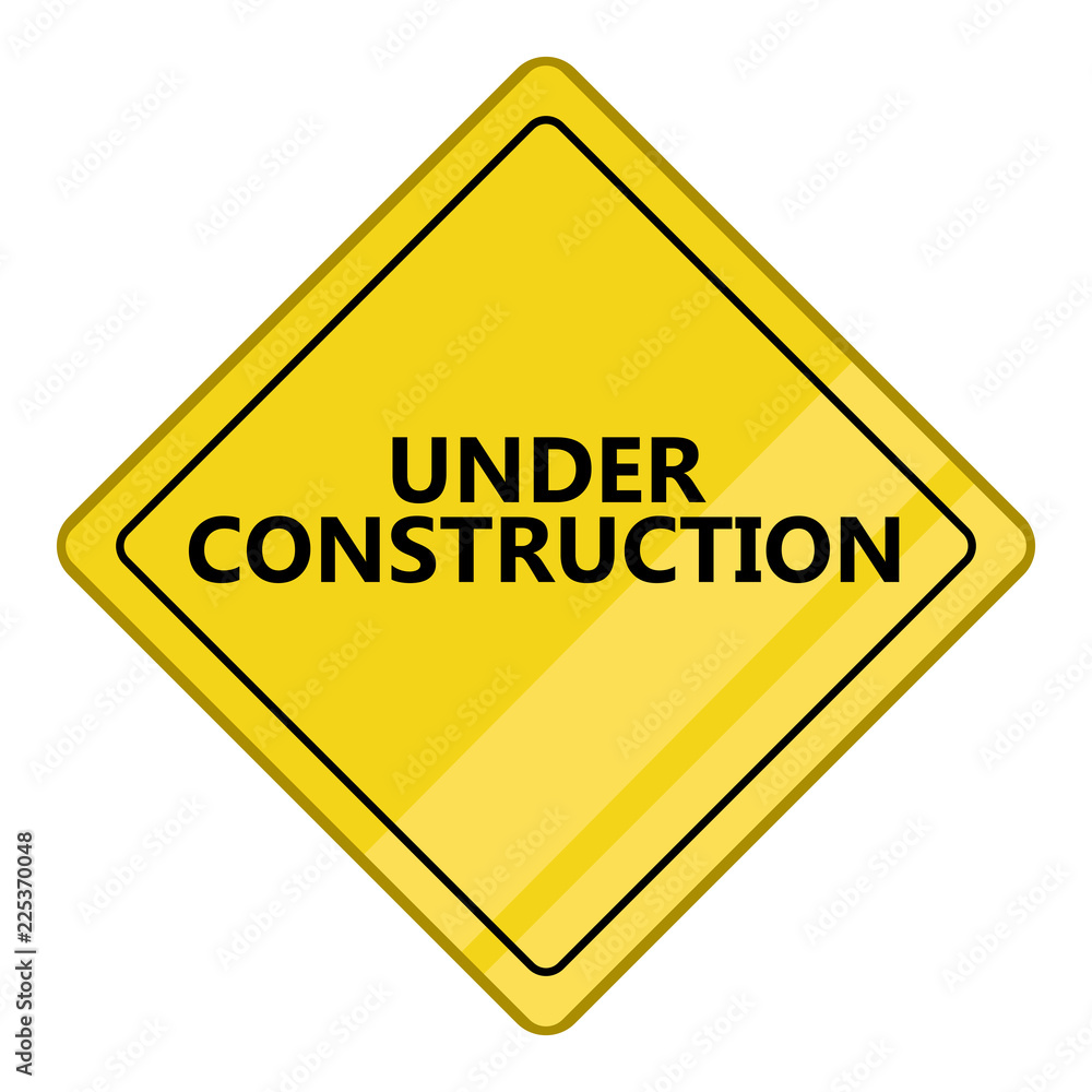 Under construction transit signal. Vector illustration design Under construction transit signal. Vector illustration design