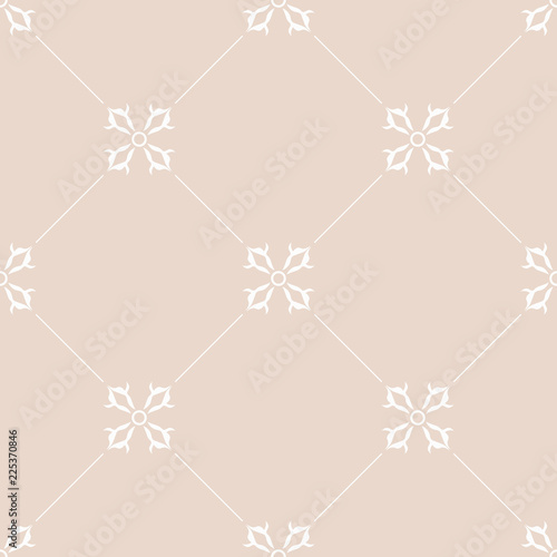 abstract floral seamless pattern with flowers, netting and leaves