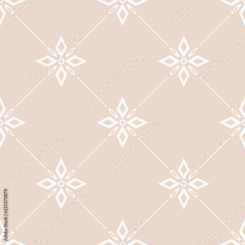 abstract floral seamless pattern with flowers, netting and leaves