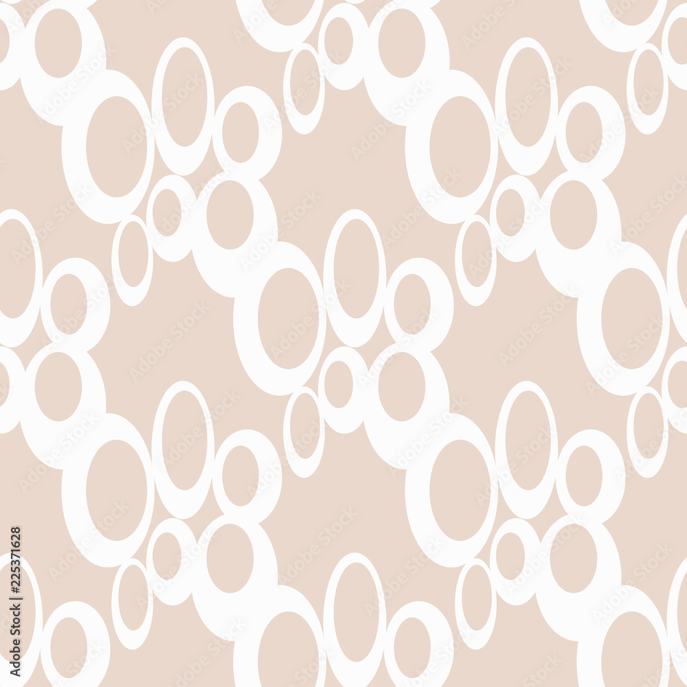 Seamless geometric abstract pattern with circles and rings Seamless geometric abstract pattern with circles and rings