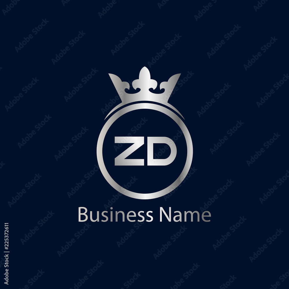Initial Letter ZD Logo Template Design Initial Letter ZD Logo Template Design
