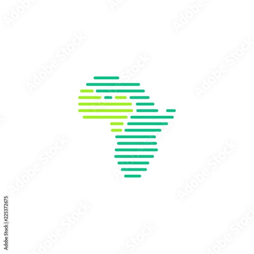 west africa tech digital logo vector icon