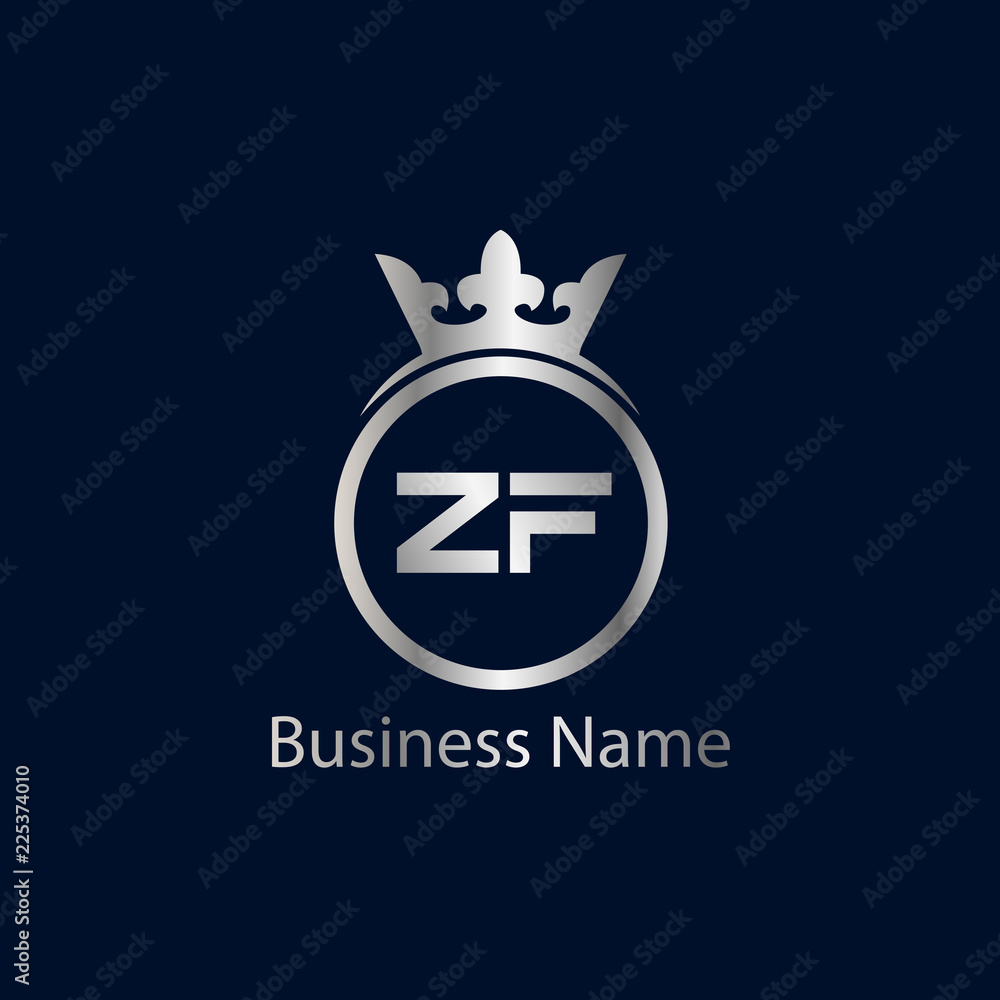 Initial Letter ZF Logo Template Design Initial Letter ZF Logo Template Design