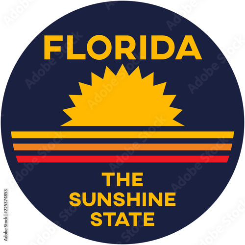 florida: the sunshine state | digital badge