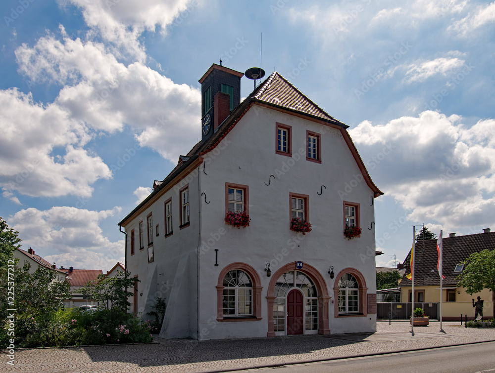 Altes Rathaus Café Hofheim Am Taunus Altes Rathaus in Hofheim, Lampertheim, Hessen, Deutschland Stock Photo