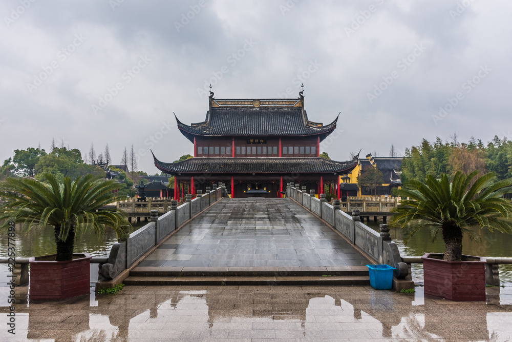 Ancient chinese temple of Zhouzhuang Ancient chinese temple of Zhouzhuang