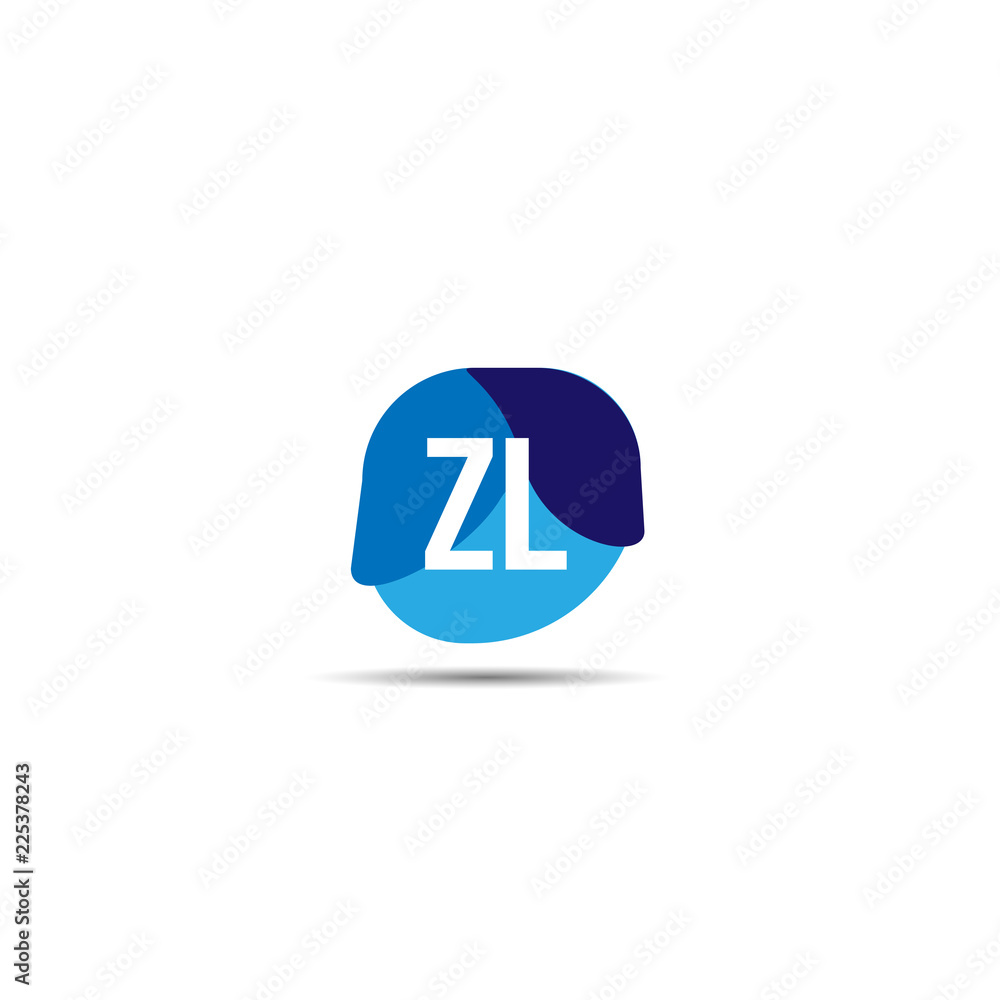 Initial Letter ZL Logo Template Design Initial Letter ZL Logo Template Design
