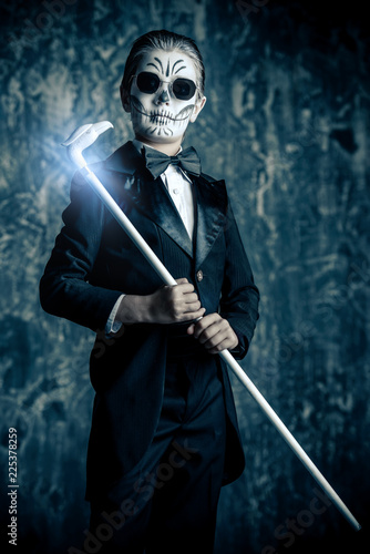 carnival skeleton makeup