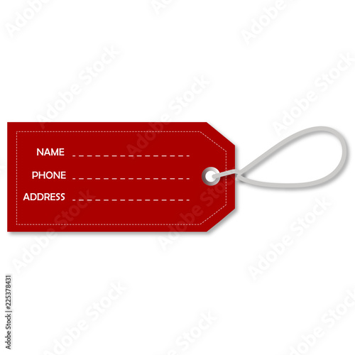 Étiquette bagage