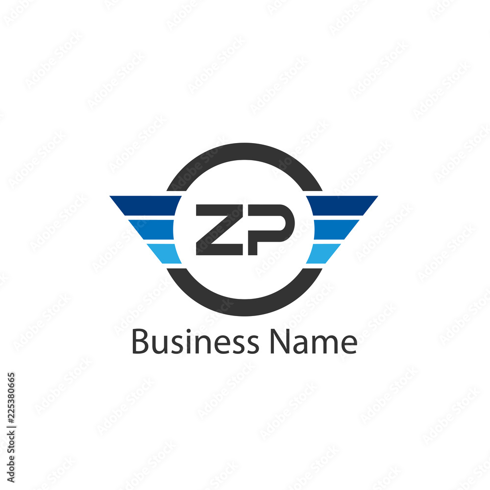Initial Letter ZP Logo Template Design Initial Letter ZP Logo Template Design