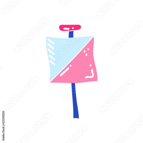 orienteering control point. Vector illustration