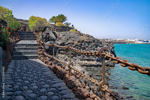 Obraz na płótnie Castillo de San José, Arrecife, Kanarische Inseln, Lanzarote, Spanien w salonie