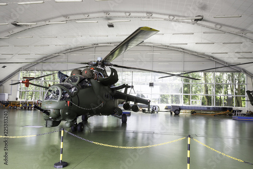 Принти на полотні The Mil Mi-24 large helicopter gunship
