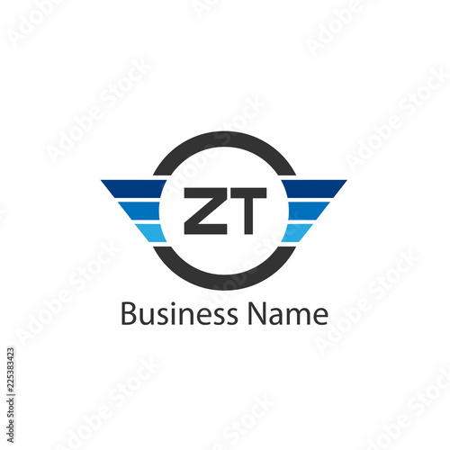 Free Download Initial Letter ZT Logo Template Design - GFXLoad