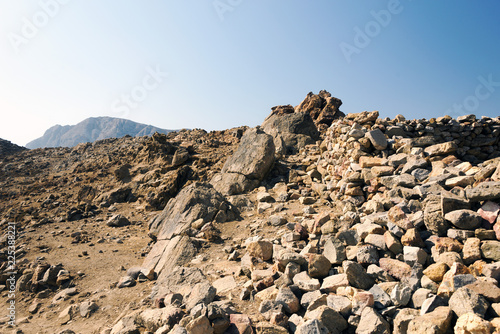 rocks in desert