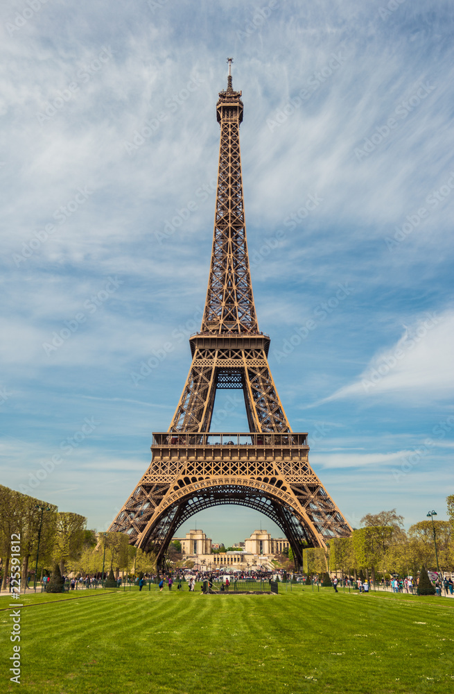Paris Eiffel Tower, France - obrazy, fototapety, plakaty 
