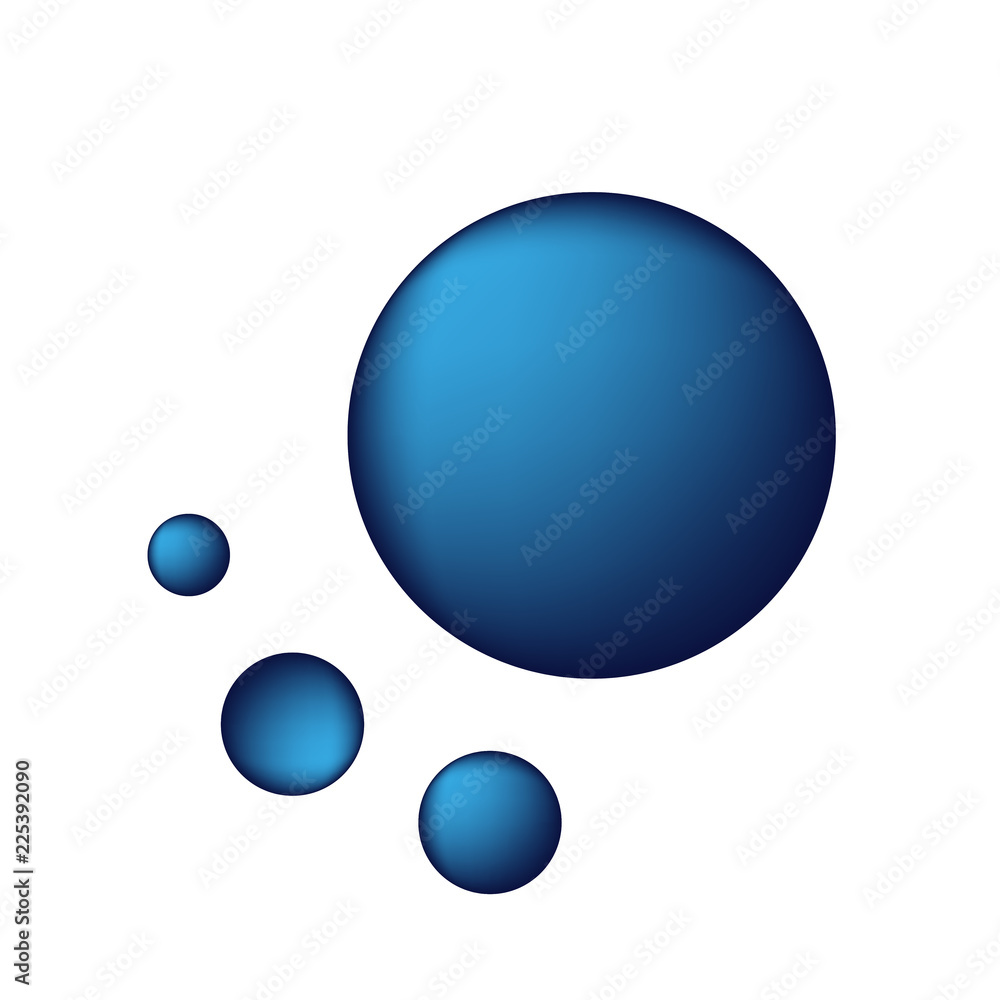 Abstract gradient blue circle. Vector background Abstract gradient blue circle. Vector background