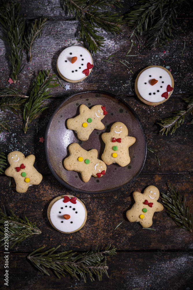 Gingerbread holiday cookies