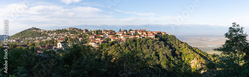 Panorama de Sighnaghi, Kakhétie, Géorgie