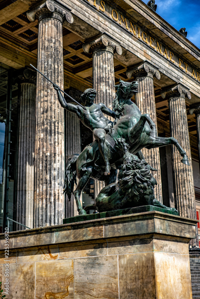 Statue at the Museum Island in Berlin