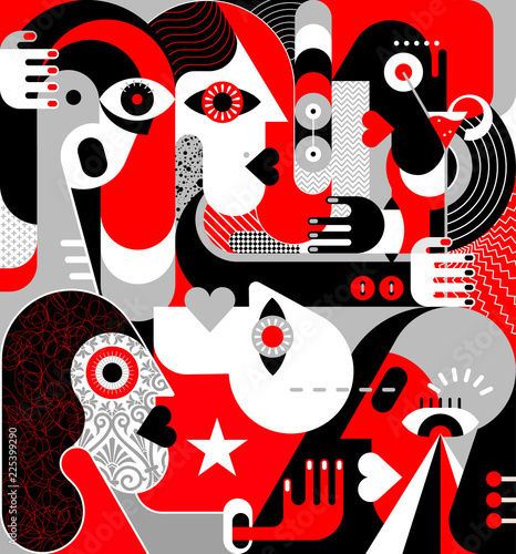 Group of People vector illustration