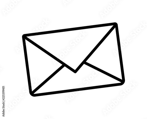 envelope mail isolated icon