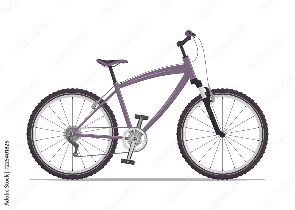 Modern top city bike