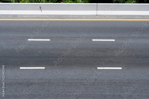 Wallpaper Mural Empty asphalt road on expressway lane Torontodigital.ca