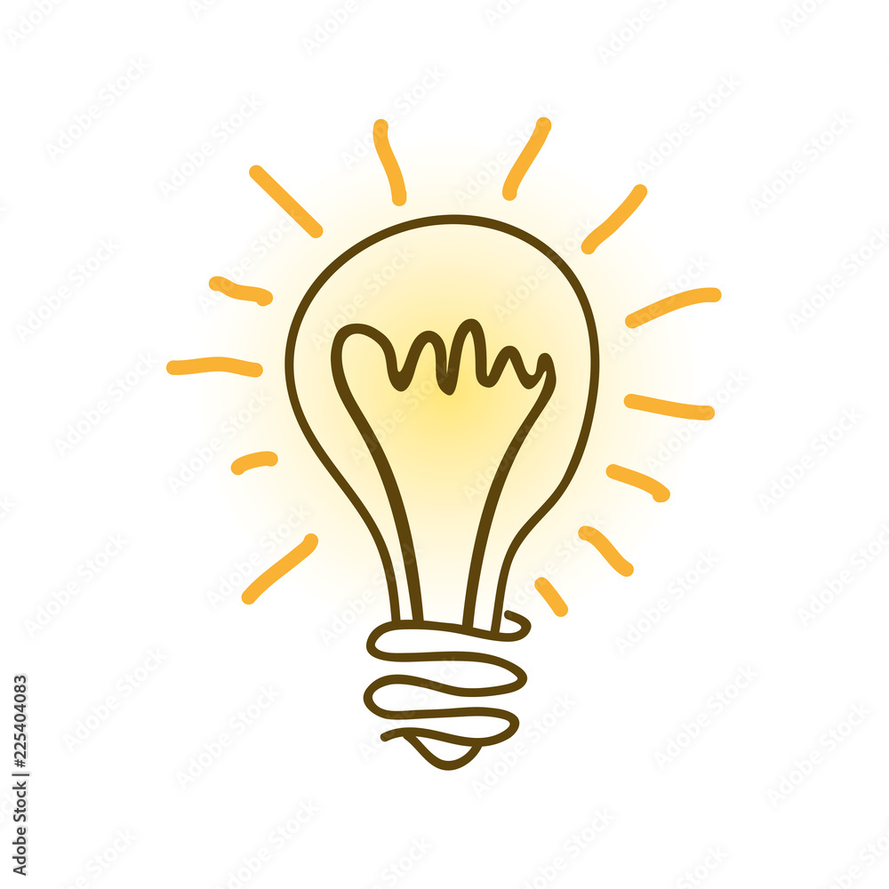 bulb light idea icon bulb light idea icon