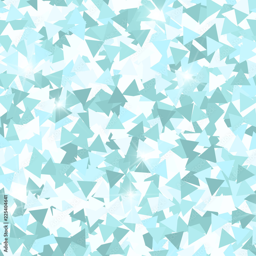 Glitter seamless texture. Adorable mint particles. Endless pattern made of sparkling triangles. Neat Glitter seamless texture. Adorable mint particles. Endless pattern made of sparkling triangles. Neat
