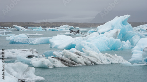 Im Süden Islands: Gletscherlagune Jökulsárlón im Vatnajökull-Nationalpark © tina7si