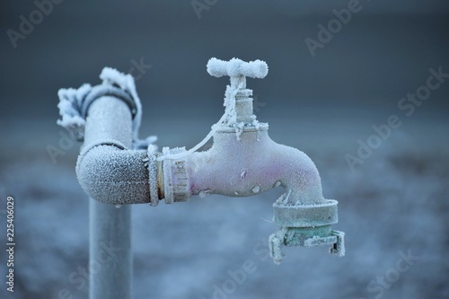 frozen faucet photo