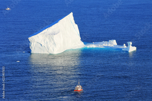 Iceberg just outside the Narrows, St. John's Harbour, St. John's, Newfoundland and Labrador.