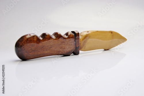 cuchillo, madera, artesanía