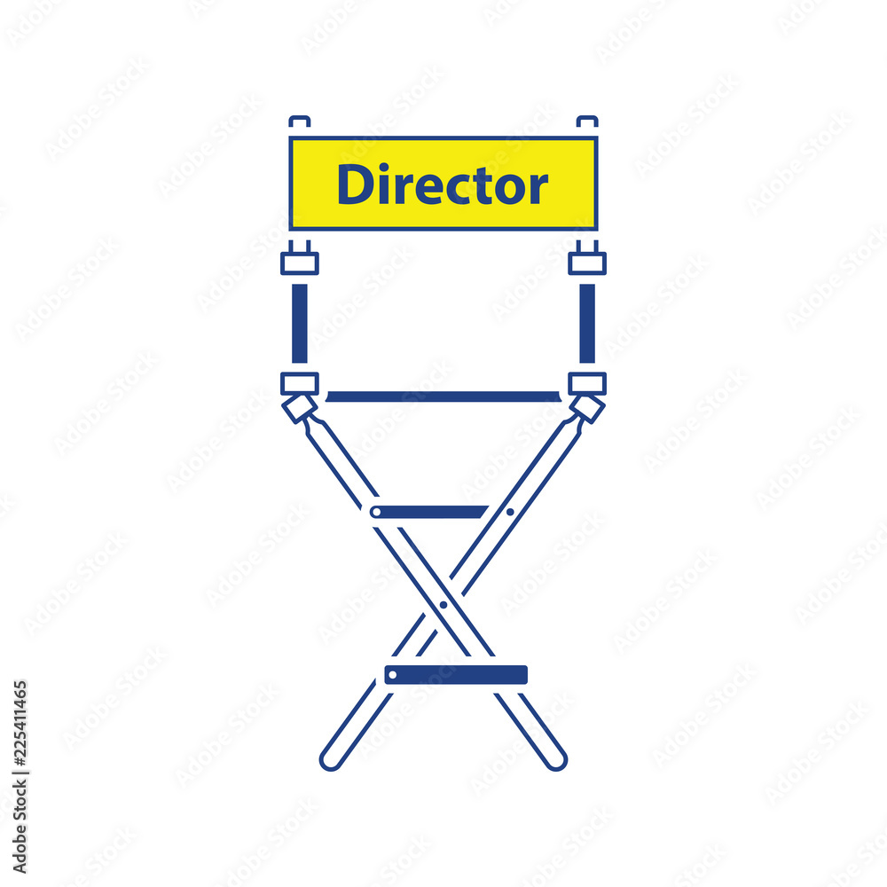Director chair icon Director chair icon