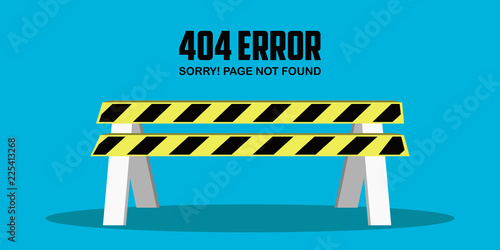 404 error website not found graphic design. Vector illustration © laudiseno